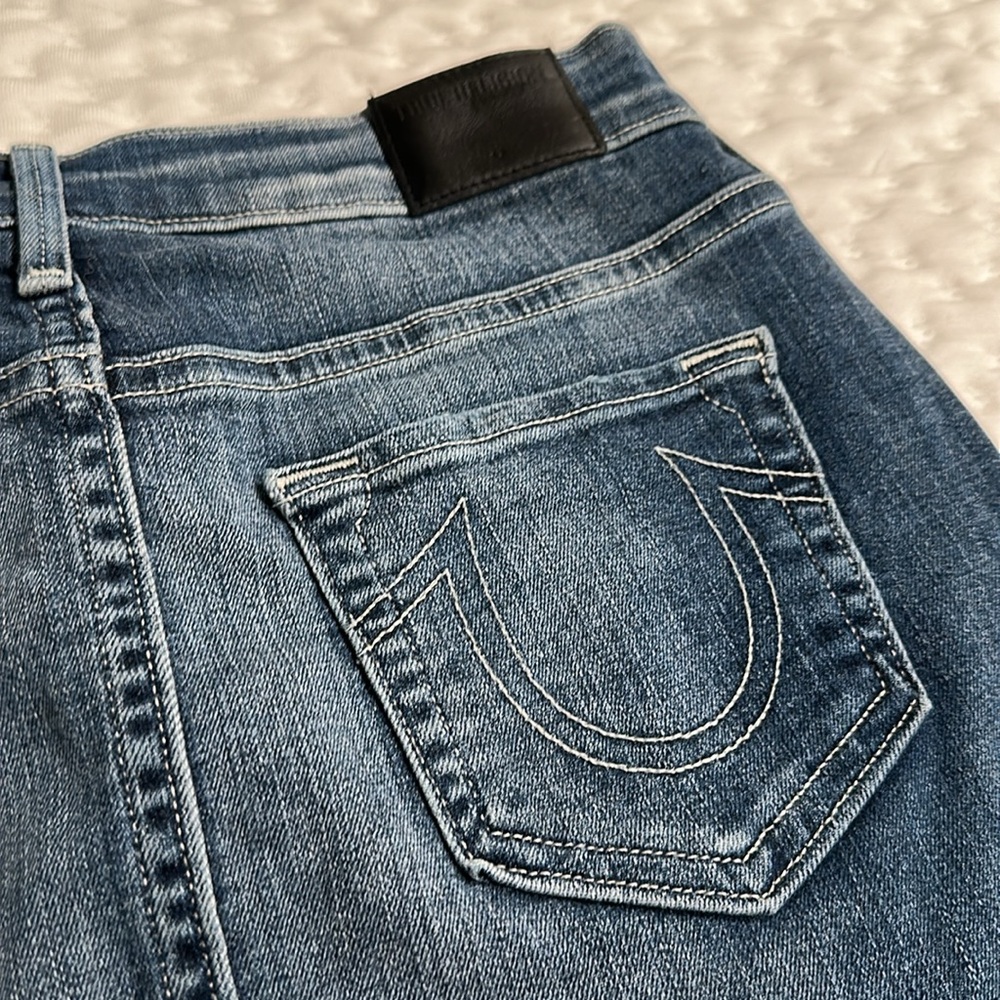 True Religion Vintage Women's Denim Miniskirt - Picture 2 of 7
